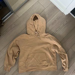 COZY FLEECE BOYFRIEND HOODIE - SAND BLUFF SIZE MEDIUM